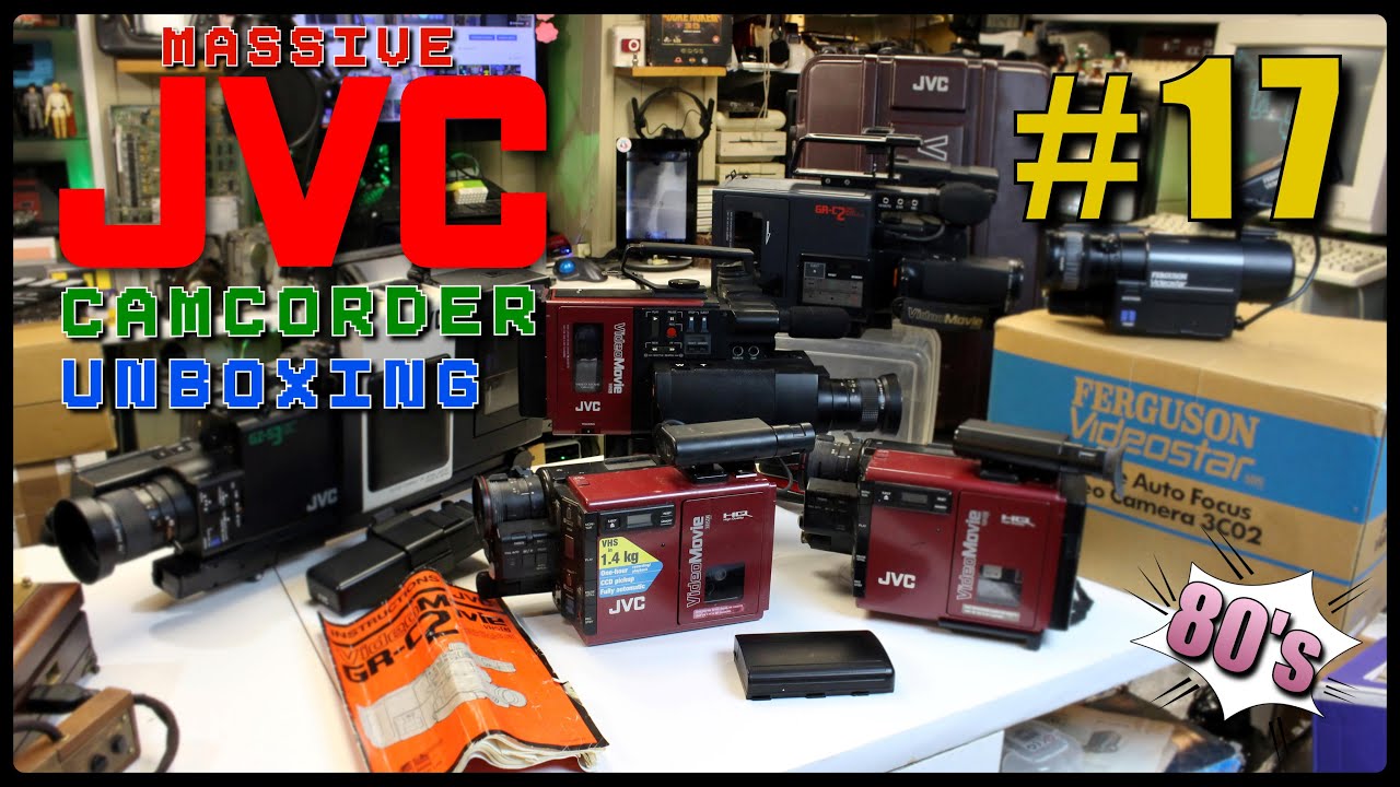 EBAY RETRO GADGETS I BOUGHT Video #17 including JVC GR-C1 JVC GR-C2 JVC GR-C7 JVC-CB-P6 RETRO VIDEO!