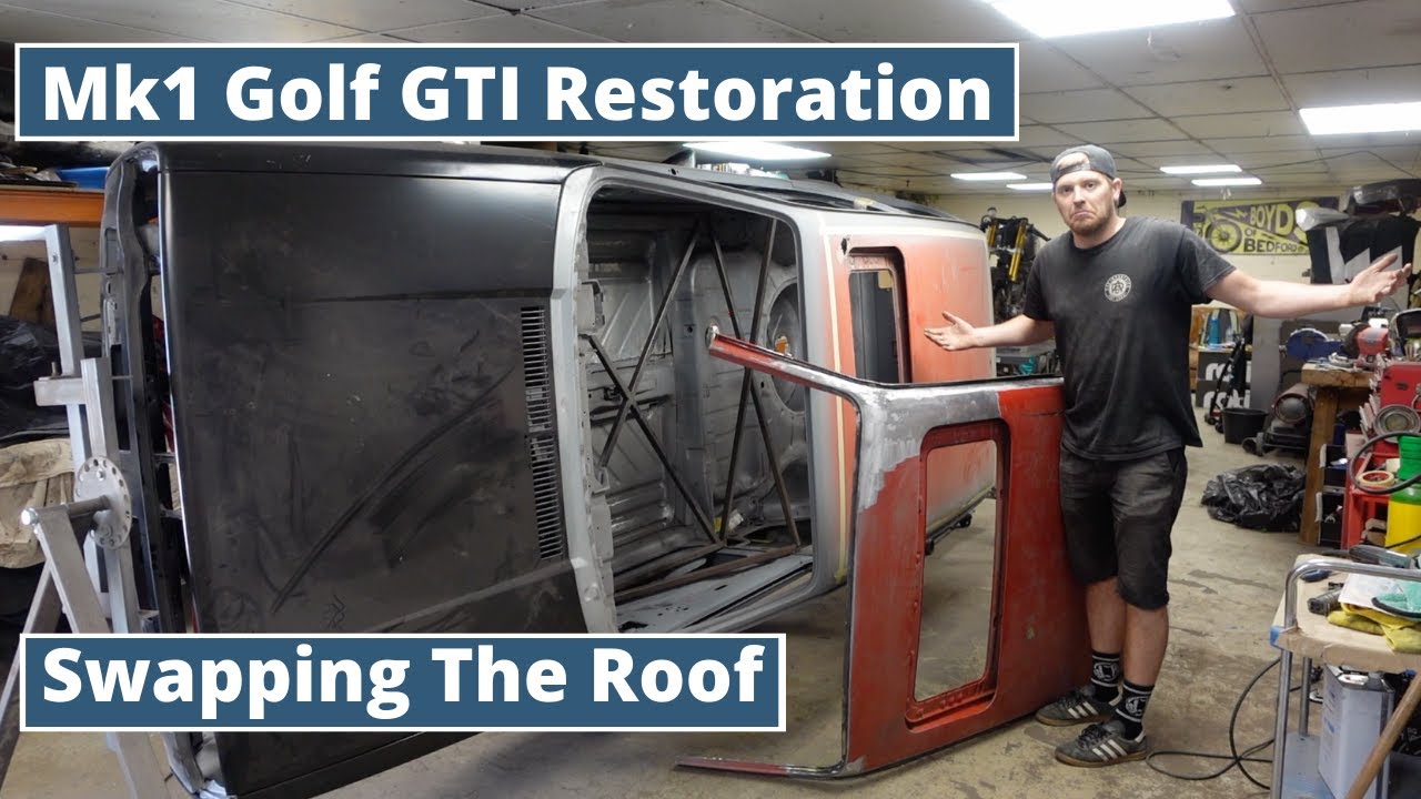 Swapping The Roof - Golf Episode 31 Volkswagen Mk1 Golf GTI Resto