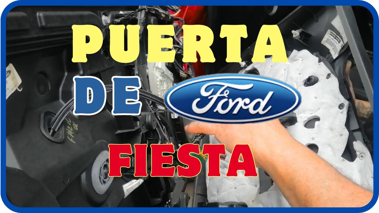 Como Reparar Swiche Elevavidrios de FORD  FIESTA