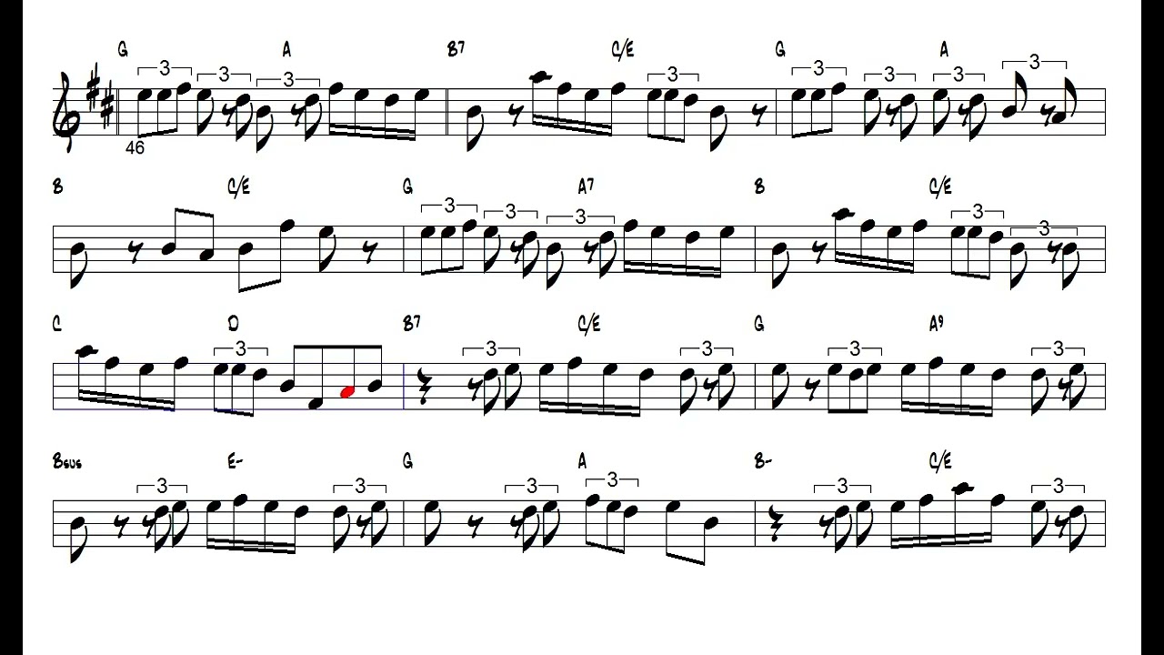 Shape Of You  Ed Sheeran  Eb Alto Sax Play Along