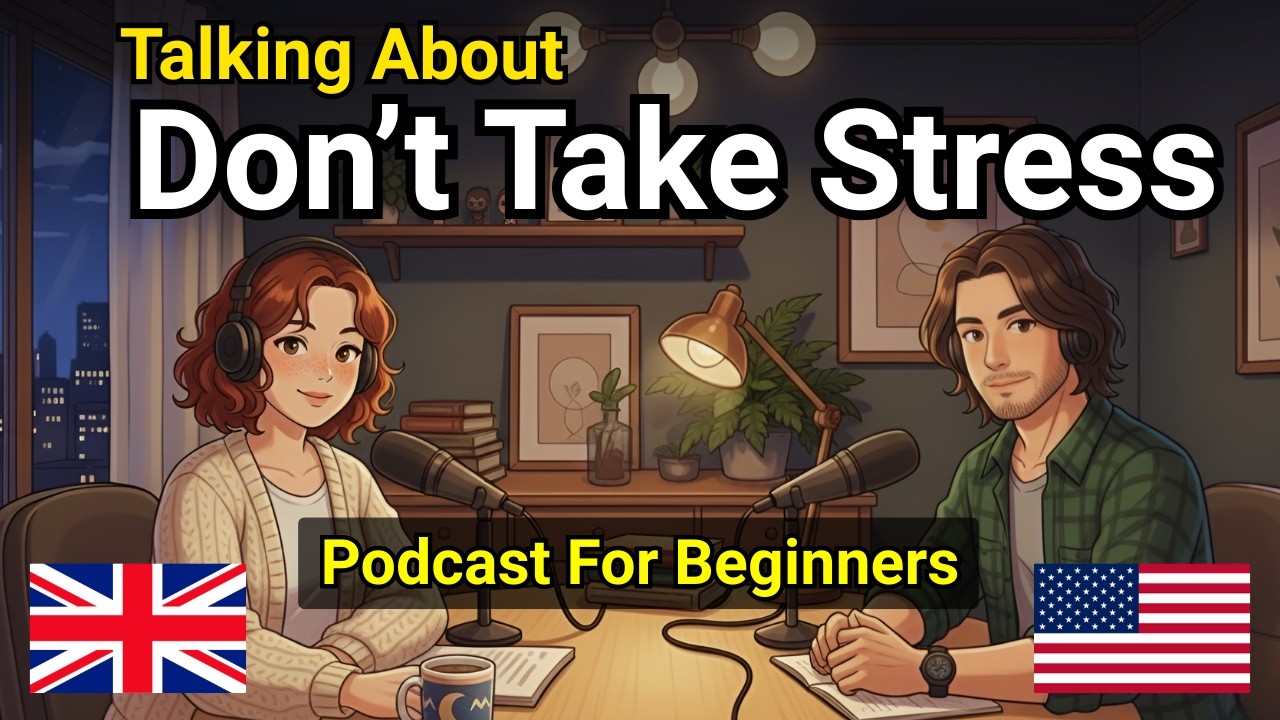 Talking About a Stressful Life | Easy English for Real Feelings | Fluent Journey