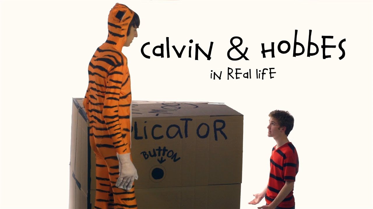 CALVIN AND HOBBES IN REAL LIFE