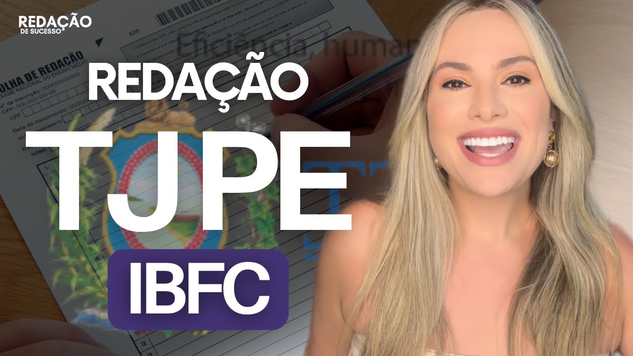 REDAÇÃO TJPE - BANCA IBFC