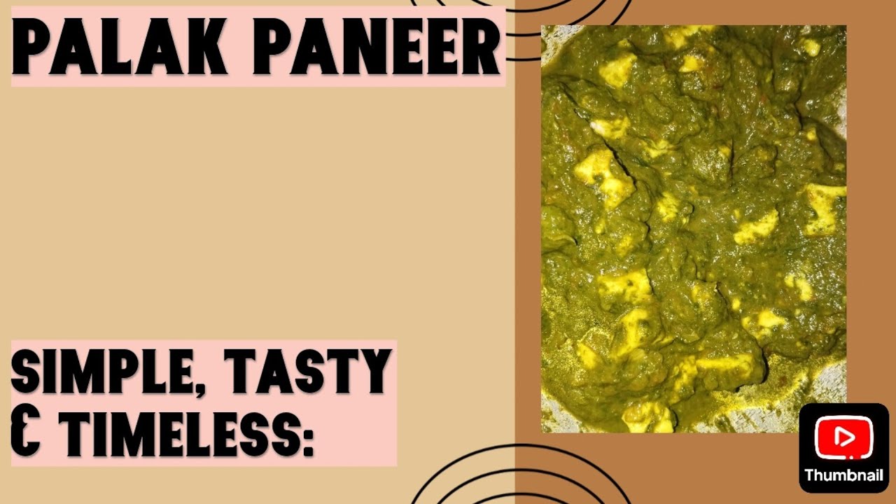 PALAK PANEER RECIPE