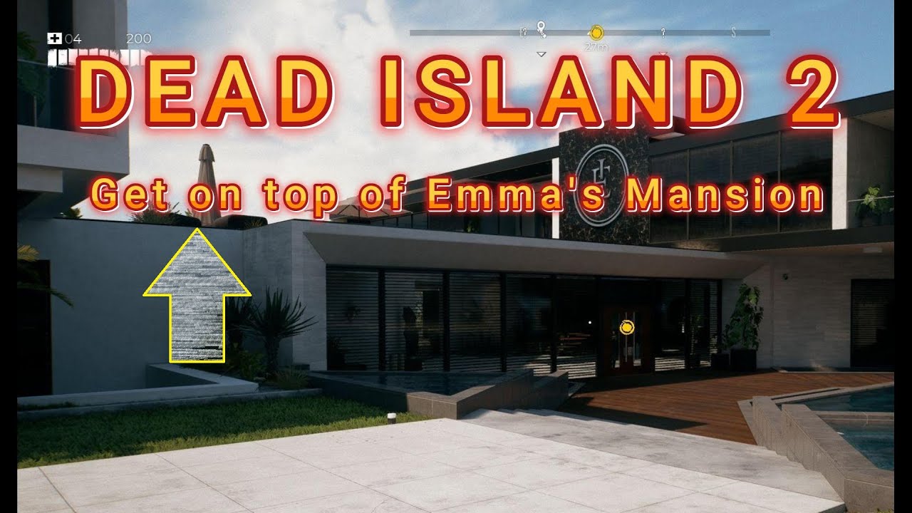 Dead Island 2 - How to get on the roof of Emma's Mansion - Series X