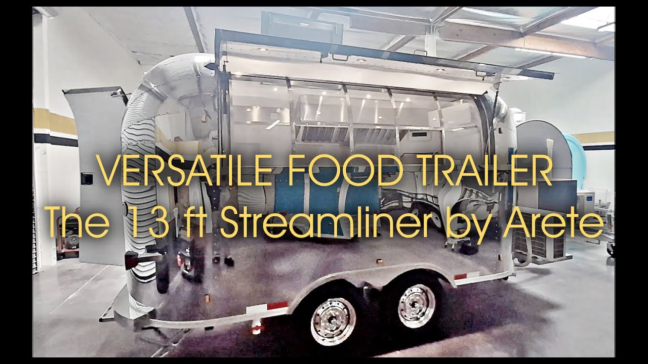 Custom Food Trailer: 13' Streamliner Arete Food Trailers