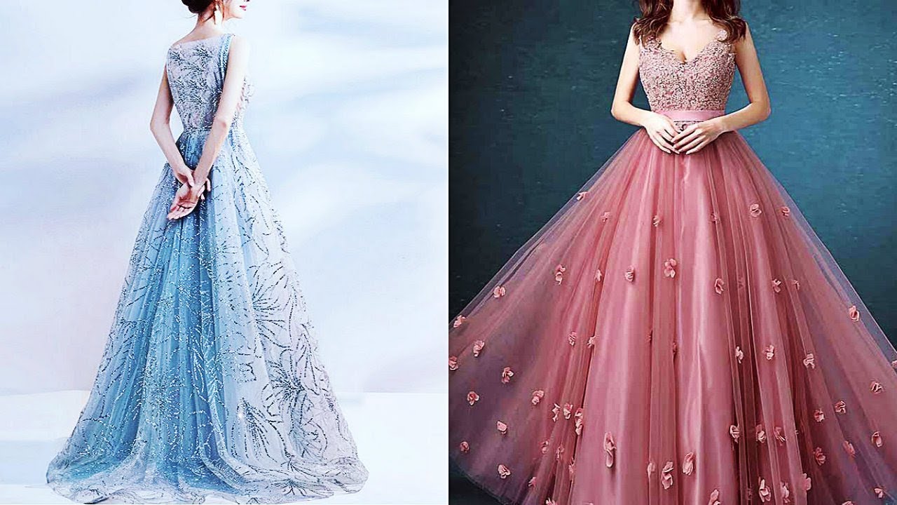 Latest  Valentine Special Gown Dresses👠💕👗💄