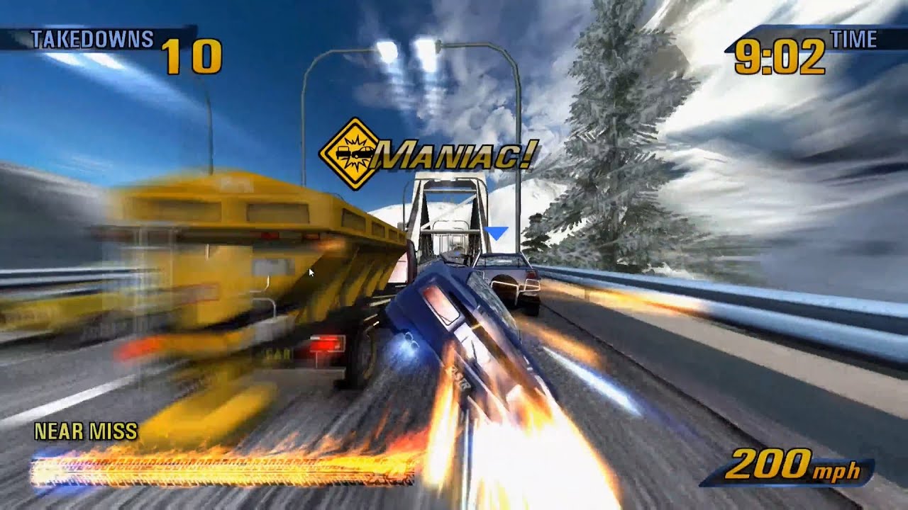 10-Minute Mayhem: Crashbreaker Edition - Alpine || MODDED Burnout 3: Takedown Gameplay || PCSX2