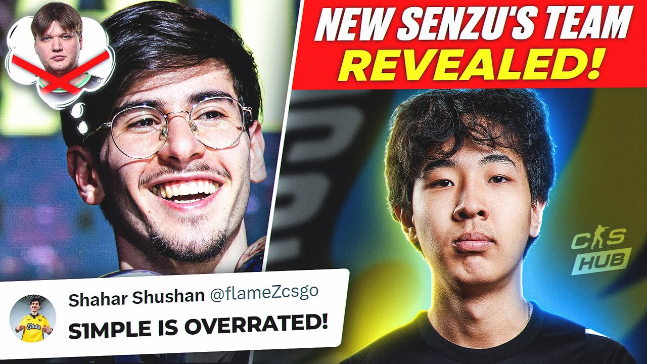 SENZU HAS FOUND A NEW TEAM? CCT CASTER INSULTS FEMALE PLAYERS! FLAMEZ VS S1MPLE! CS NEWS @cs2newshub