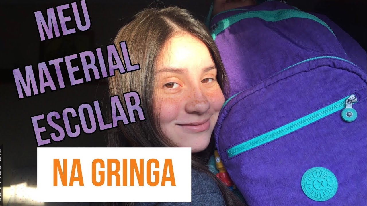 Meu Material Escolar Nos EUA 2018