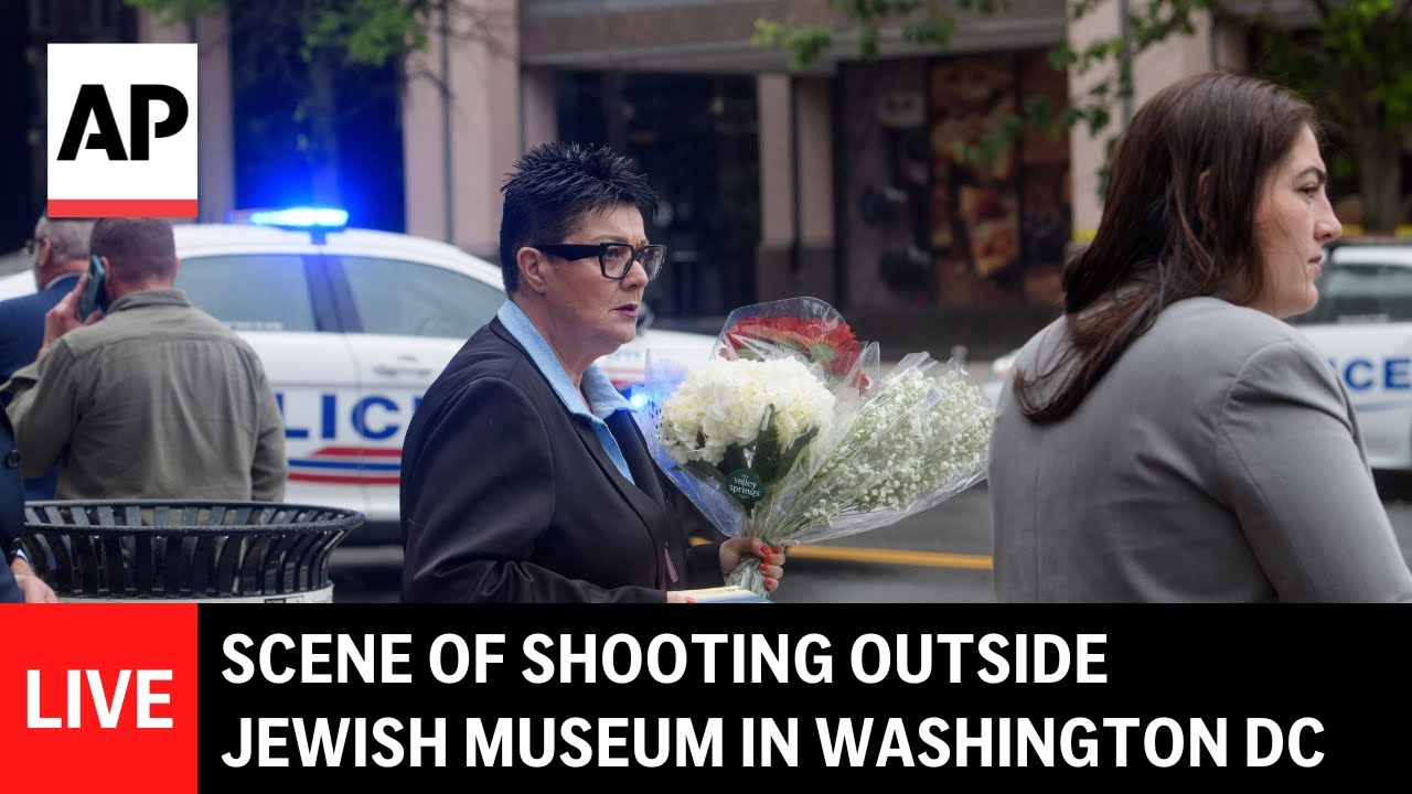 LIVE: Scene of Jewish museum shooting in DC where 2 Israeli Embassy staff members were killed