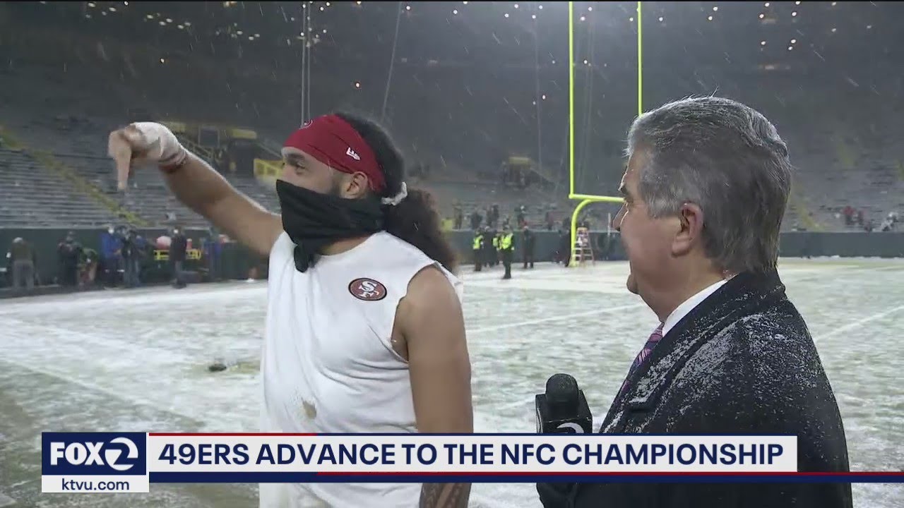 49ers' Talanoa Hufanga talks about scoring team's TD in win over Packers