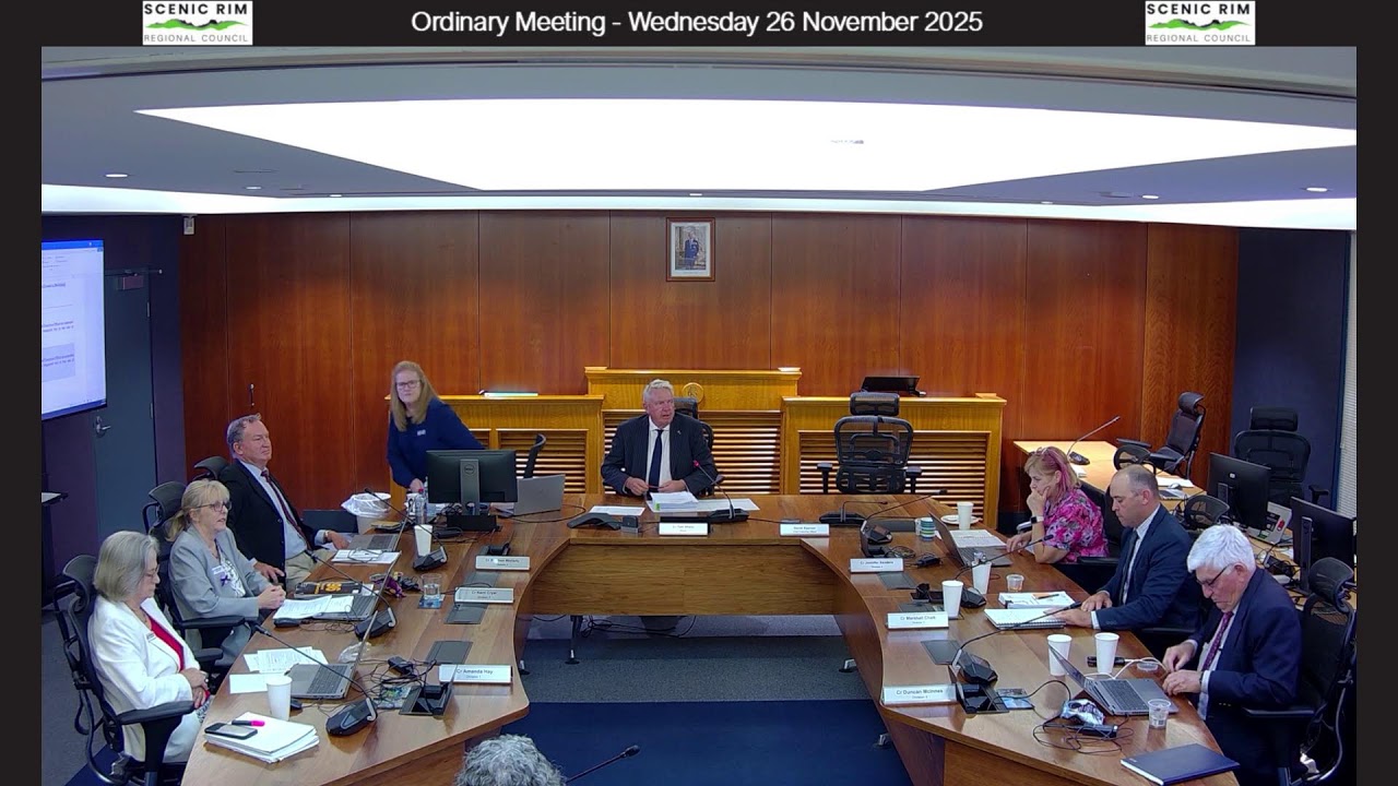 Scenic Rim Regional Council Ordinary Meeting 26 November 2025