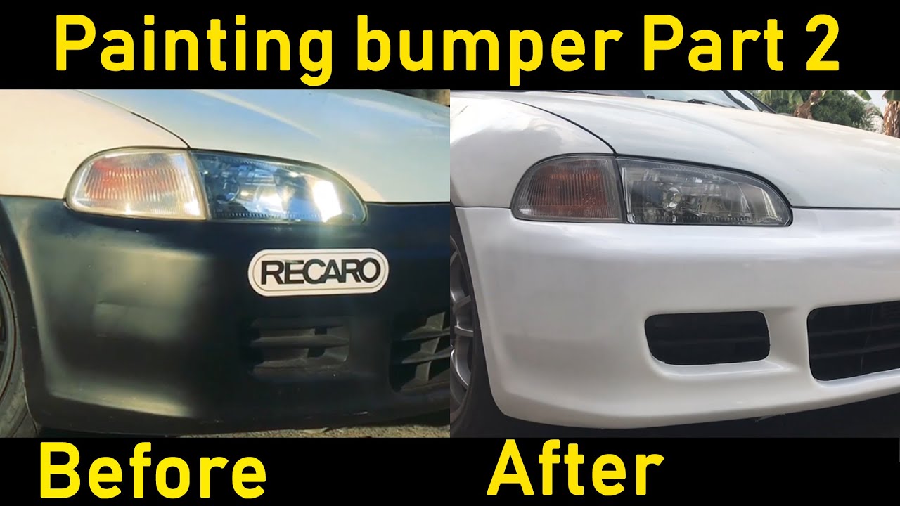 How to Paint your Bumper Part 2 - Honda Civic EG - Draft Project