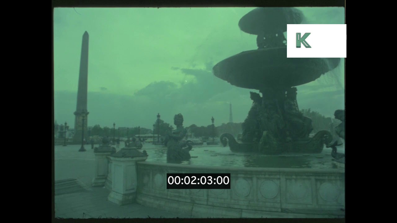 1970s Paris, Arc de Triomphe, HD from 35mm