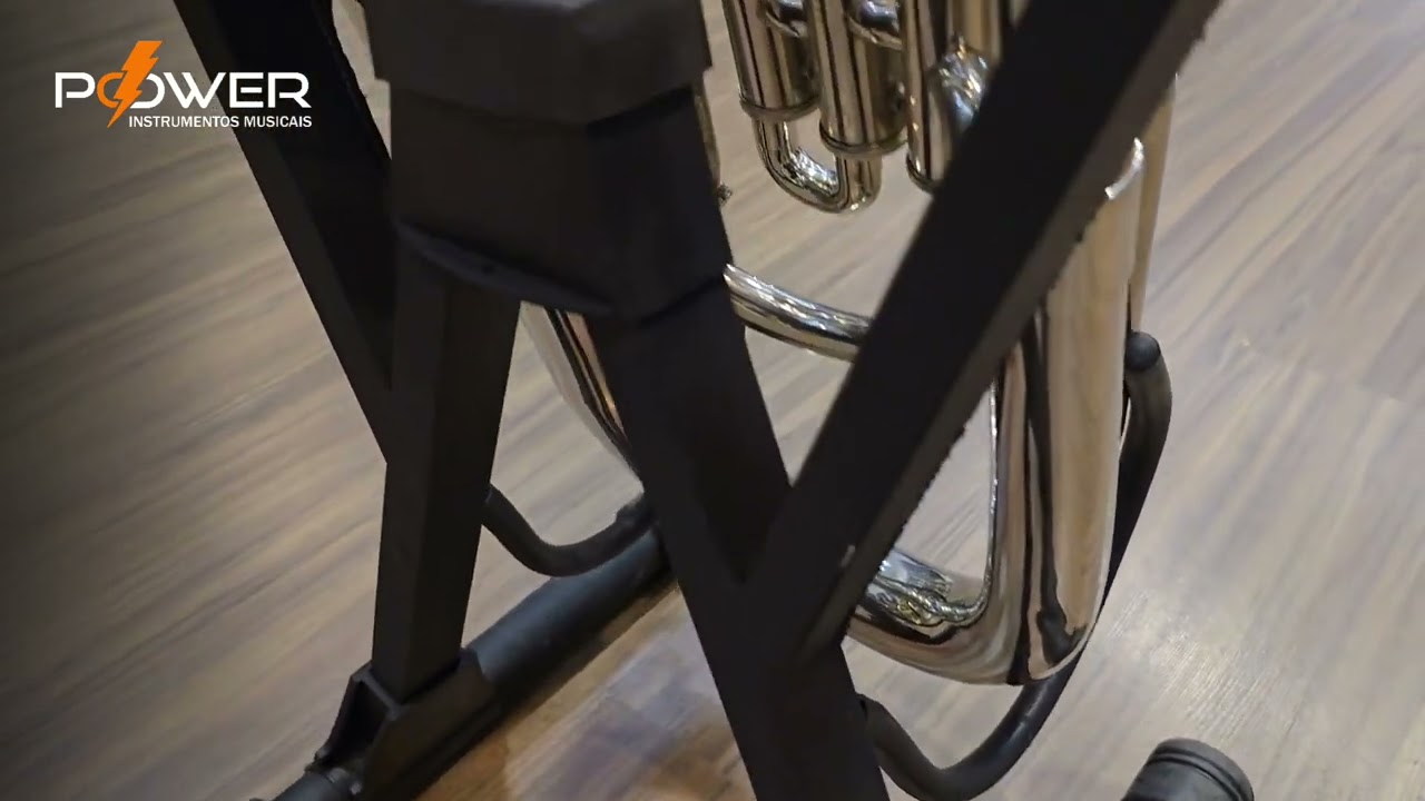 Bombardino/Euphonium Weril Brasil 3 Pistos Niquelado Em D&oacute; (Usado)