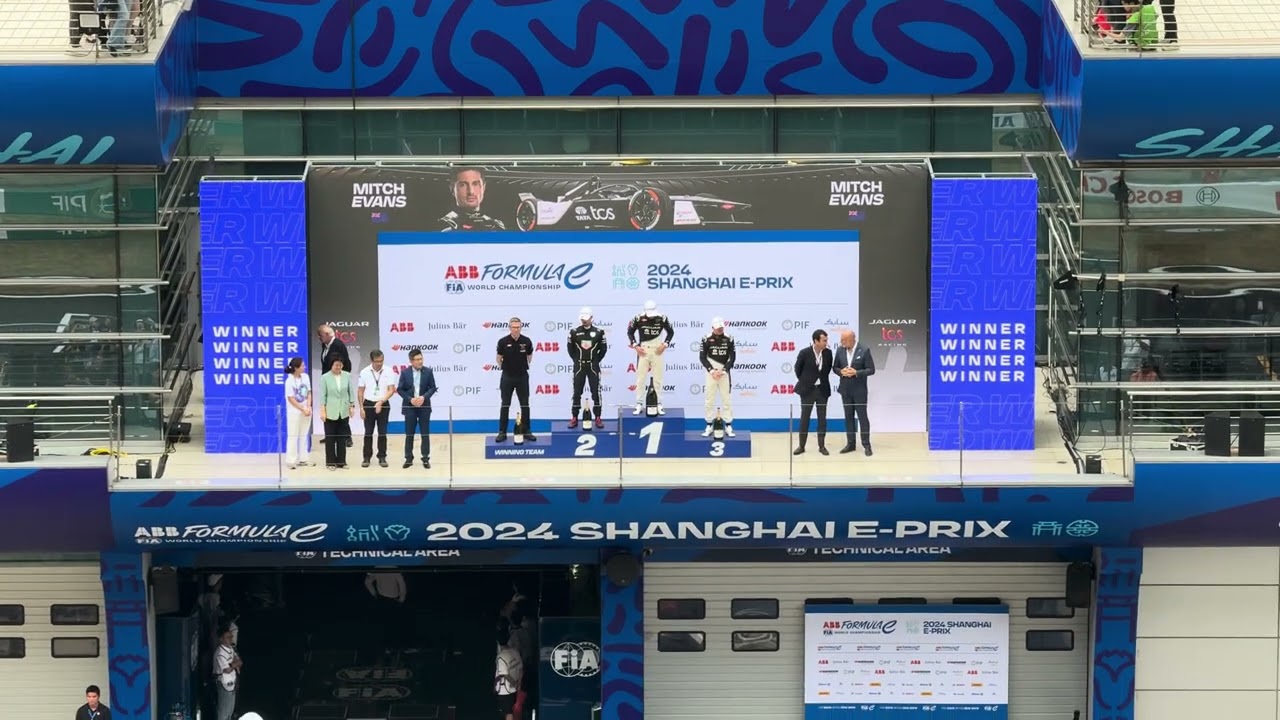 Formula E Shanghai E-Prix R11 award ceremony