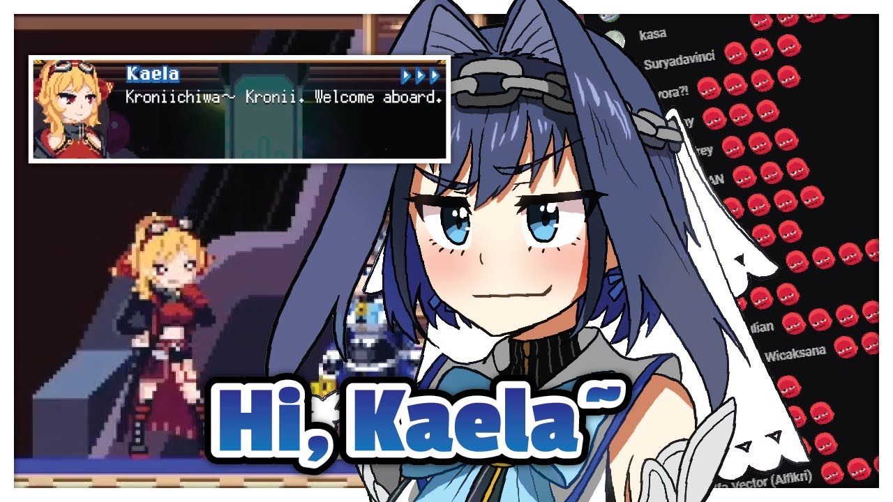 Chat goes 😡😡😡 when Kronii meet Kaela in this game...