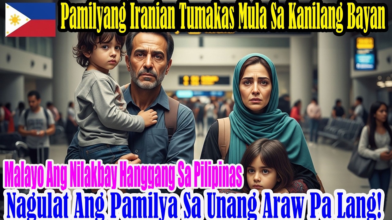Pamilyang Iranian tumakas sa digmaan patungong Pilipinas—unang araw pa lang,di nila mapaniwalaan ito
