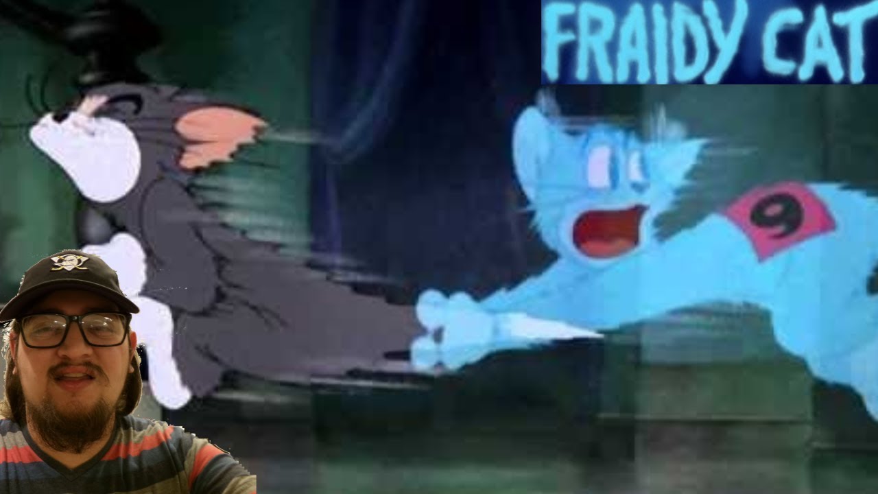 Tom and Jerry: Fraidy Cat (1942) – Rewatch: Will Tom survive his own ghost stories?