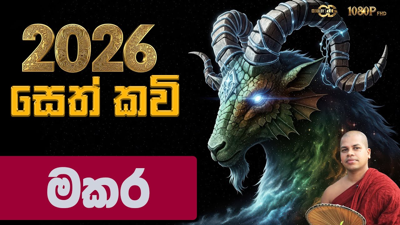 2026 මකර ලග්න හිමියන්ට සෙත් කවි | Makara Lagna Seth Kavi Graha Apala Duru Wimata | Sinhala Kavi Bana
