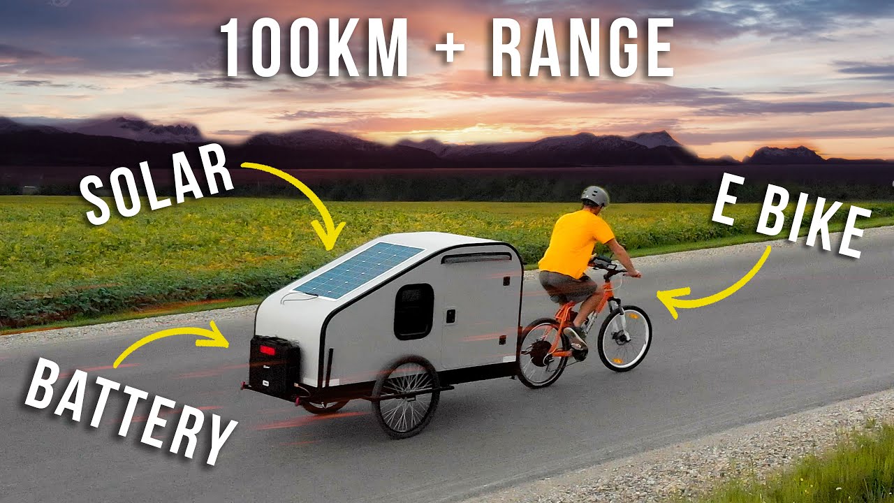 I Made My Bike Camper Electric - 100+ KM Range (No Pedaling)