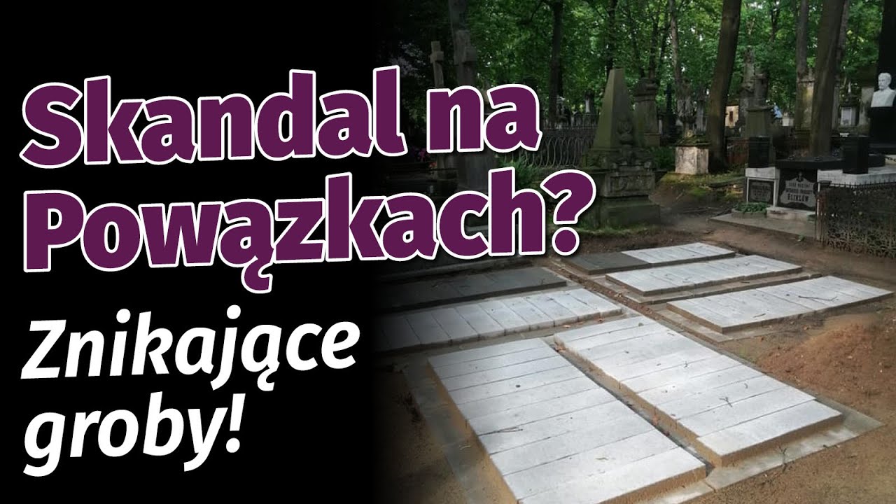 Skandal na Starych Powązkach? Likwidacja grobów z XIX wieku! Zamiast nich gołe płyty l Niezapomniani