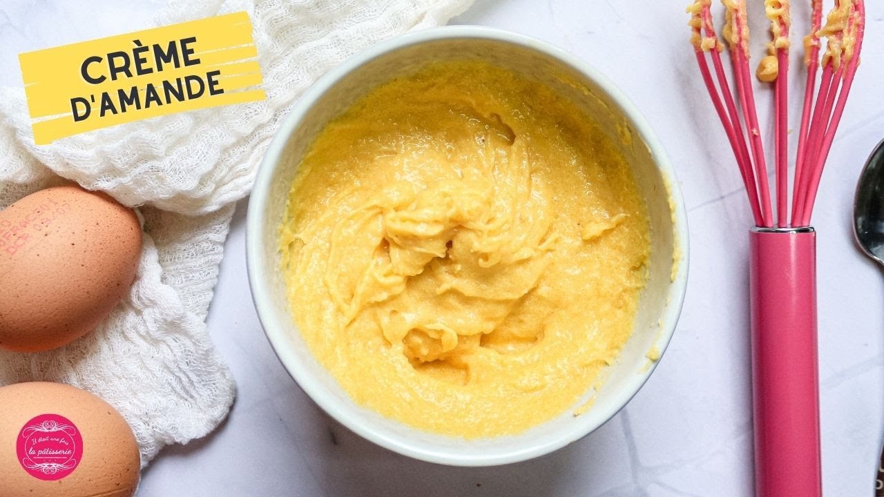 Crème d'amande recette facile