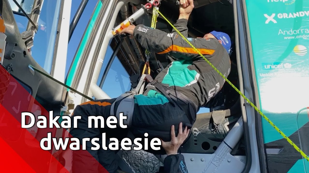 Dakar met een dwarslaesie: rolstoeler Albert Llovera in Brabantse dienst rijdt 'dubbele rally'