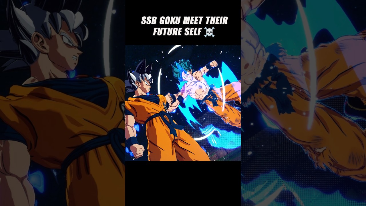 Ssb Goku Meet Their Future Self 🤯 #crashout #ssbgoku #sparkingzero #dragonballz #dbz
