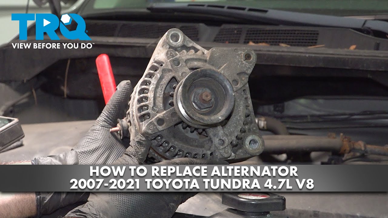 Как заменить генератор на Toyota Tundra 4.7L V8 2007-2021 годов