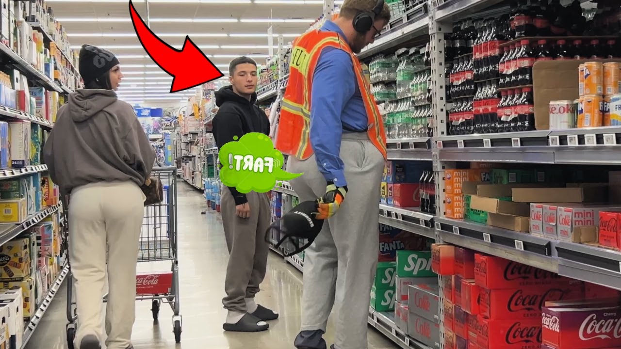 Walmart Fart Prank Gone Wrong!!! He Wanted To Fight!!!