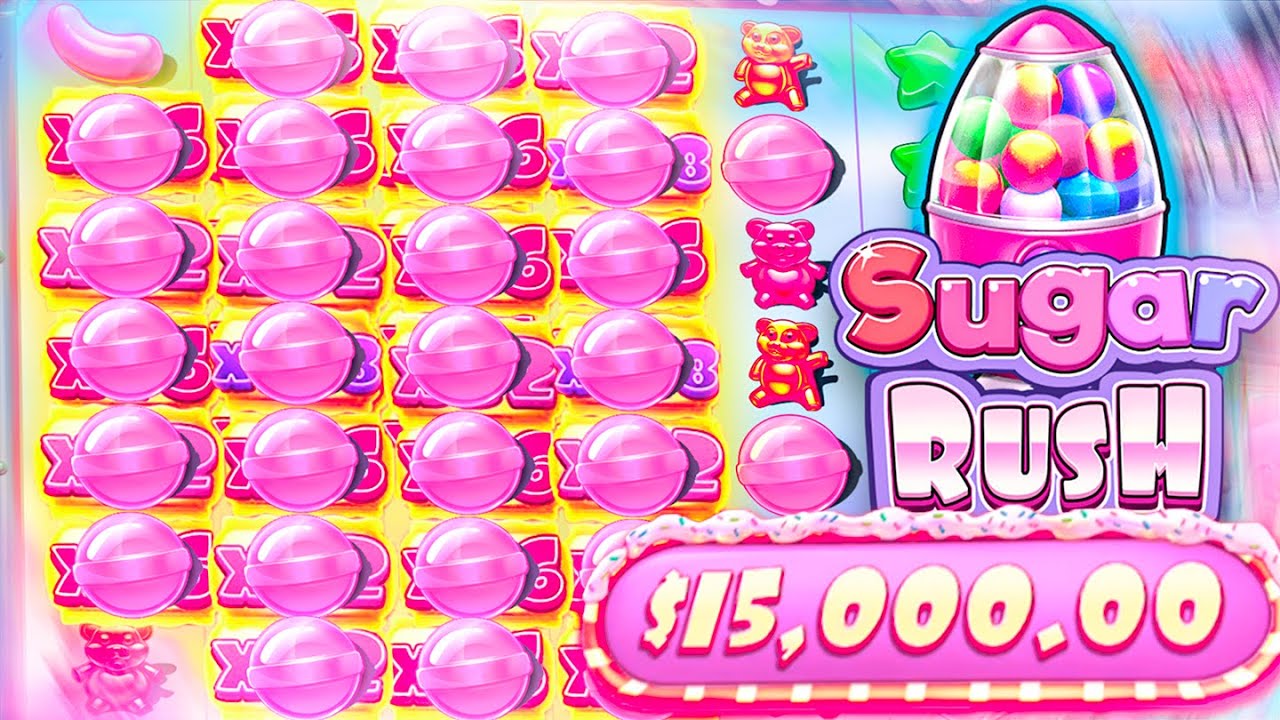 I hit a 15,000$ MAX WIN on SUGAR RUSH (Slots)
