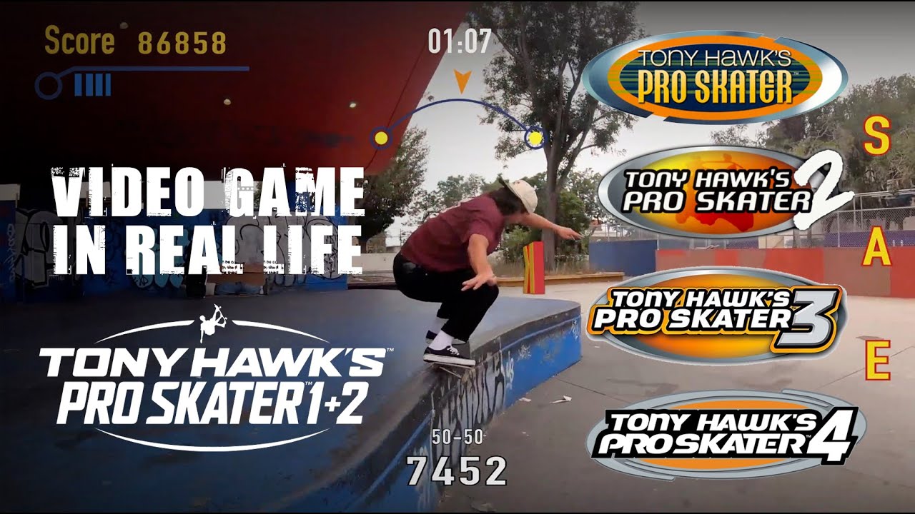 Tony Hawk’s Pro Skater in real life (live action video game)