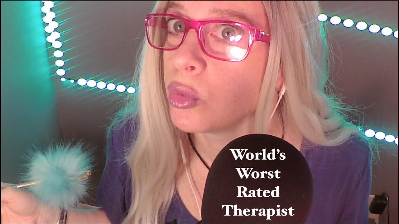 ASMR Gum Chewing Worst Rated Therapist | Whispered | Cheap Charlie