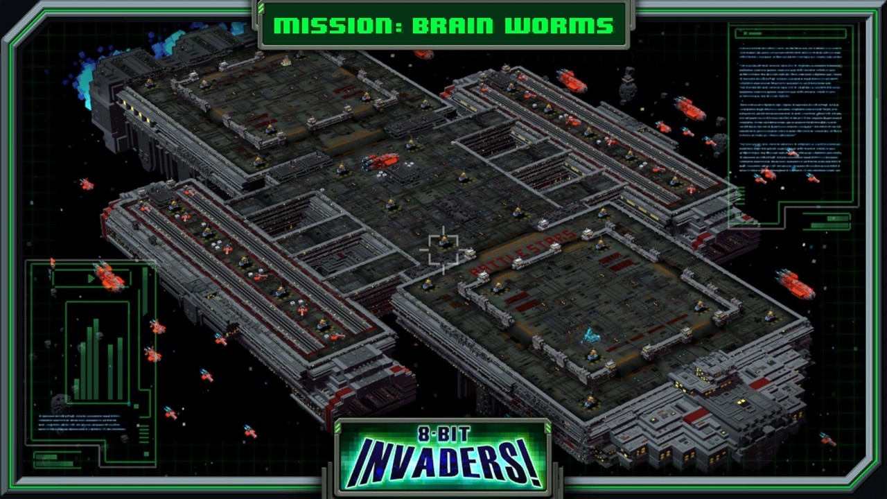 Brain Worms | 8-Bit Invaders | Galactic Marines Campaign | Hard Difficulty