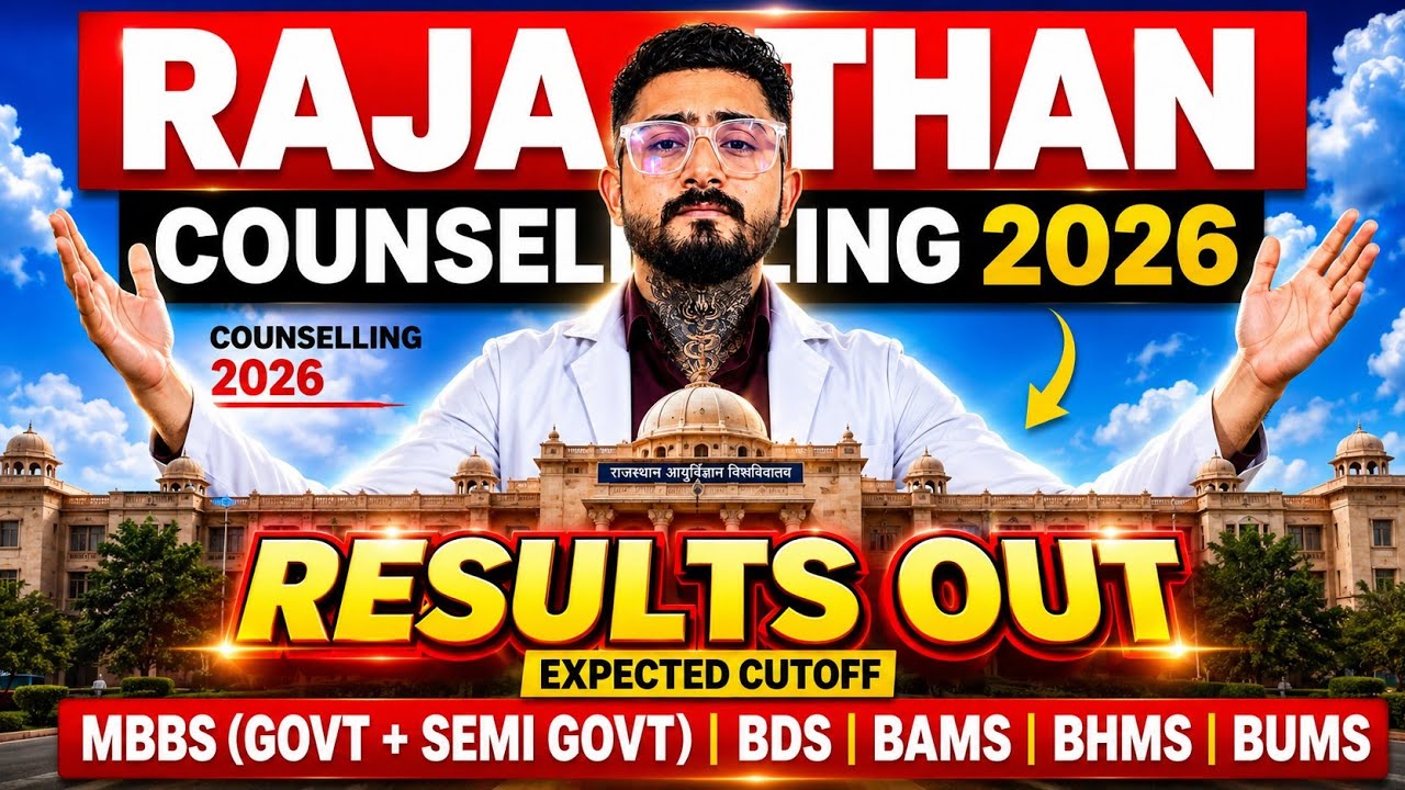 RE-NEET 2026 Rajasthan Expected Cutoff 🔥 | MBBS (Govt & Semi), BDS, BAMS, BHMS, BUMS