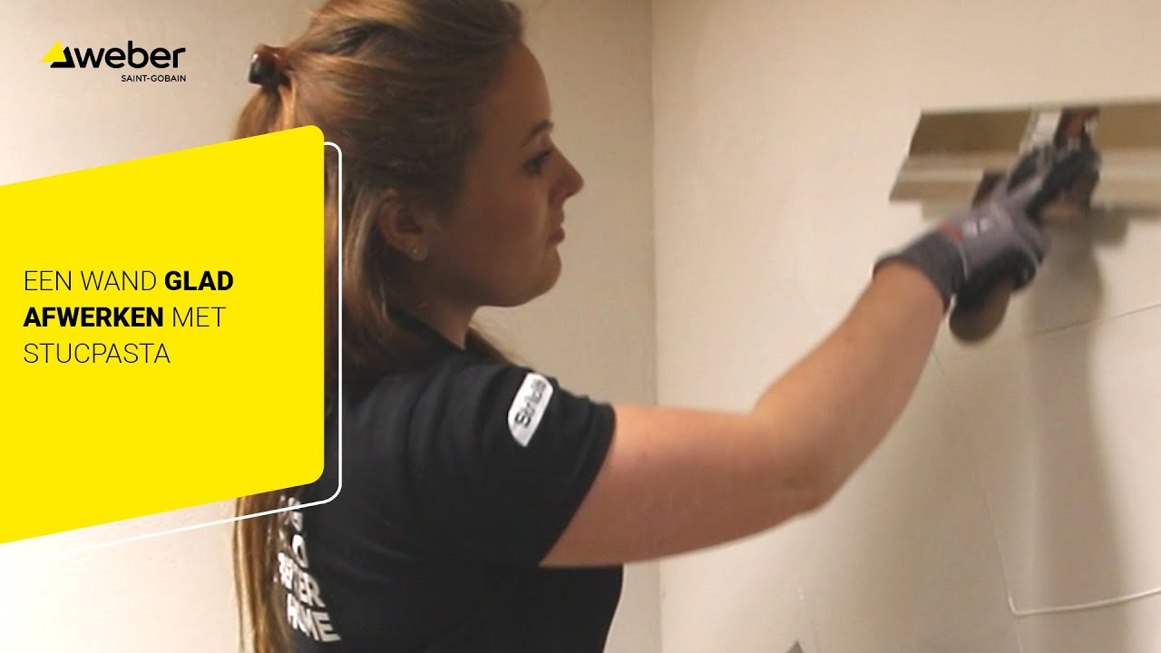 Een muur glad maken met Weber Stucpasta | Stap-voor-stap | Weber