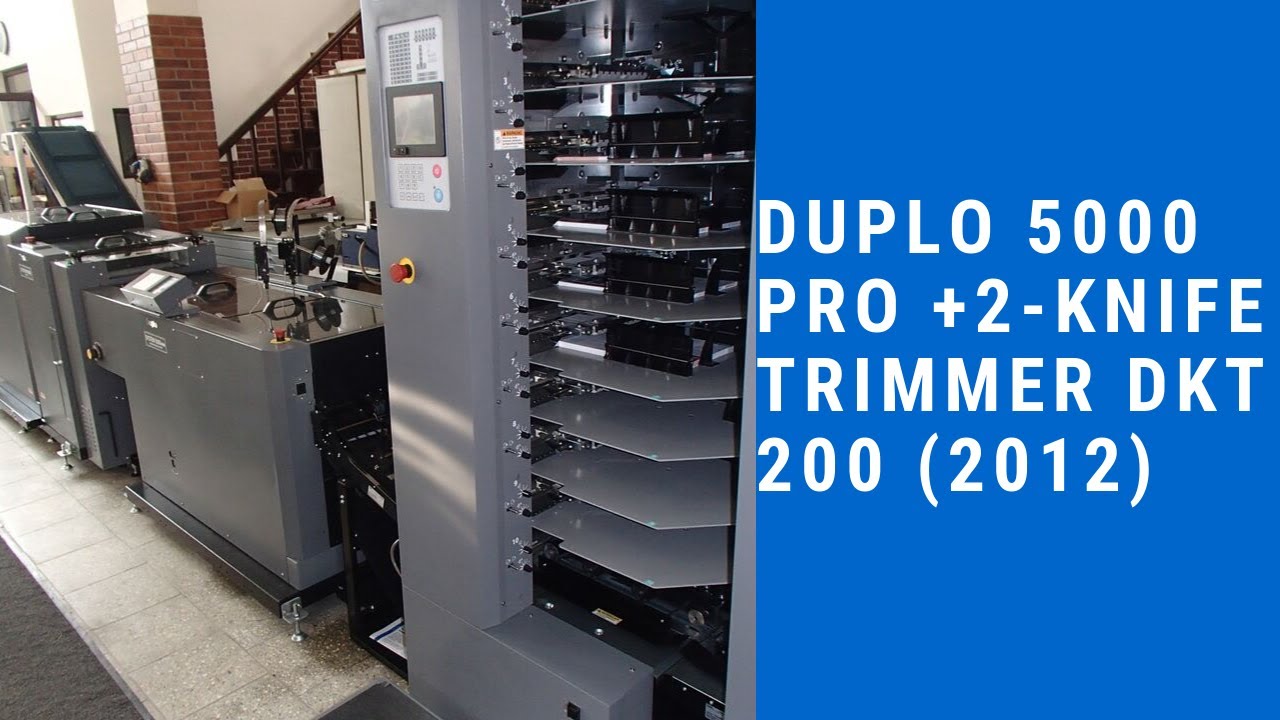 Duplo 5000 PRO + 2 knife trimmer DKT 200