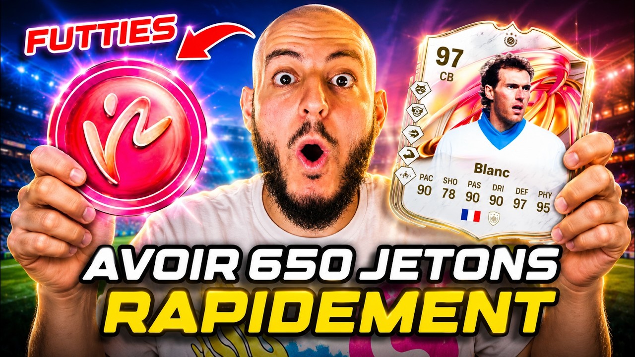 😱 COMMENT AVOIR 650 JETONS FUTTIES TR&Egrave;S VITE ! FC 26