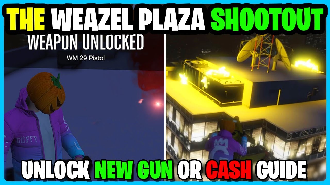 How To Do The WEAZEL PLAZA SHOOTOUT In GTA 5 Online 2025