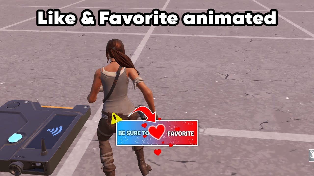 How to add Animated Like & Favorite to UEFN