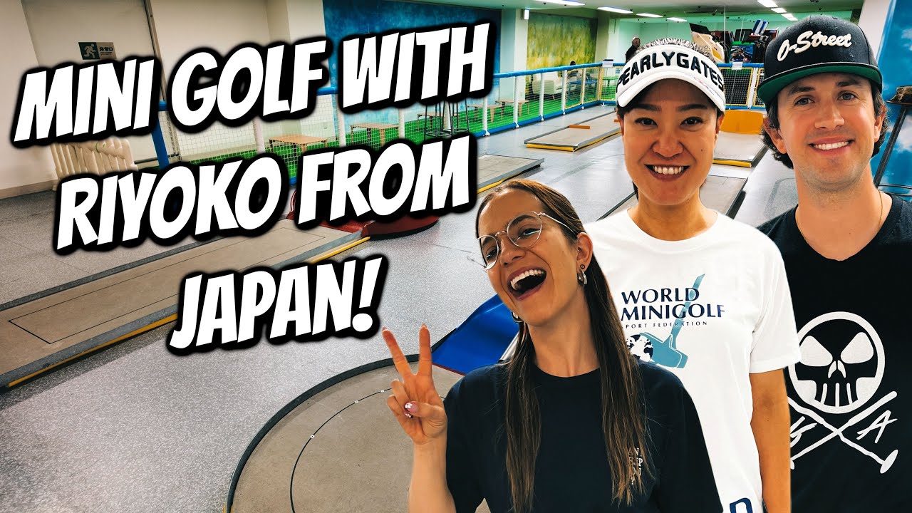 Mini Golf Fun with Riyoko 🇯🇵 | Aeon Minami Koshigaya (Koshigaya-shi, Japan) #minigolf #explorejapan