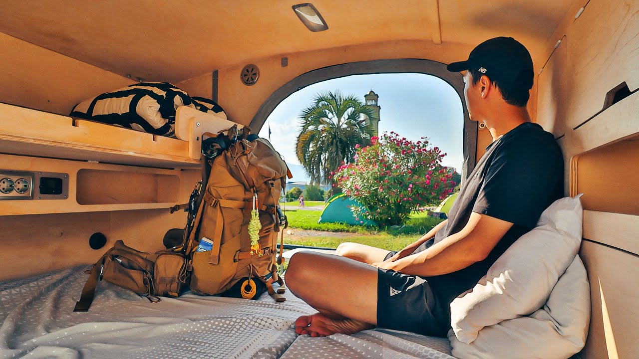 '해변가 카라반 라이프의 완성은 라면' / Essay1-10 [바투미, 조지아]