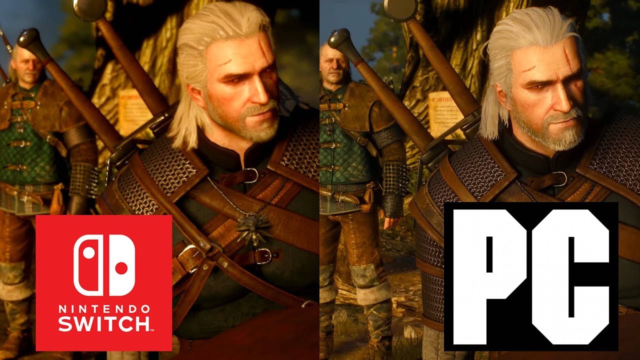 The Witcher 3 Switch VS PC (Ultra/Medium/Low) In-depth graphical comparison