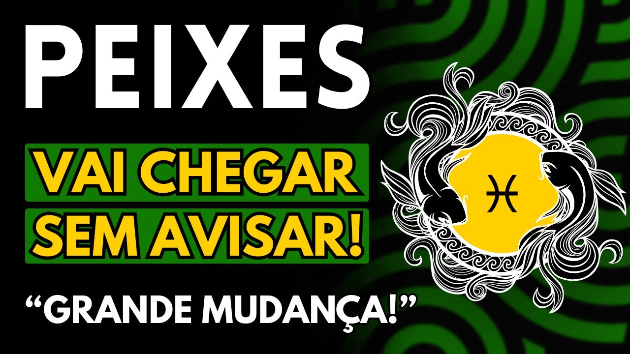 PEIXES ♓ MUITO FORTE! | ALGO OU ALGUÉM VEM PARA MUDAR SUA VIDA! | PRÓXIMOS DIAS✨