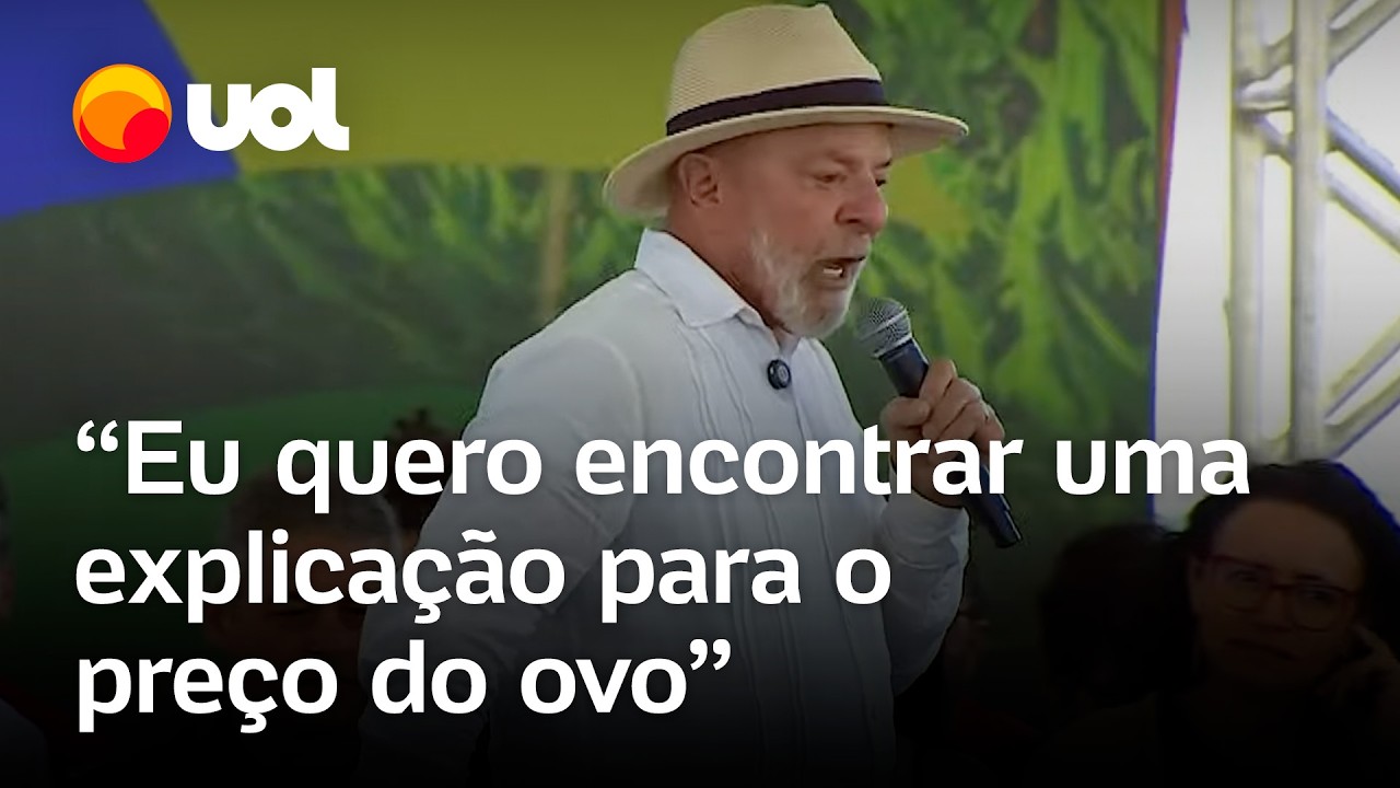 Lula reclama do pre&ccedil;o do ovo e do caf&eacute;: 'Est&aacute; saindo do controle, quero encontrar uma explica&ccedil;&atilde;o'