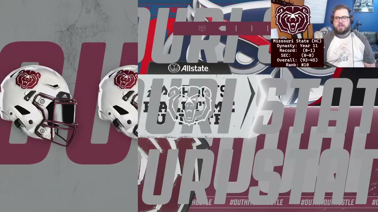 CFB 26: Missouri State Dynasty - Year 11 / Games 2 & 3. #acshear #cfb26 #cfb26dynasty