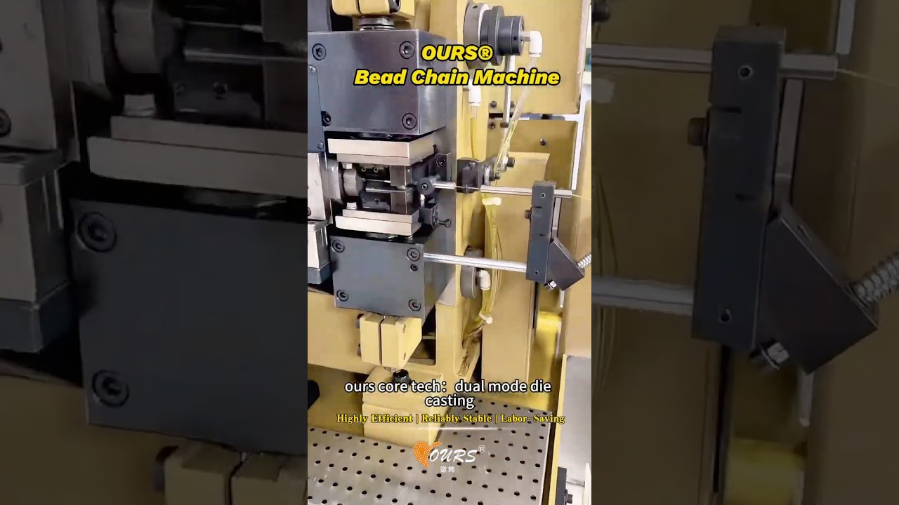 OURS Hollow Bead Chain Making Machine - Boost Production  for Jewelry Manufacturers