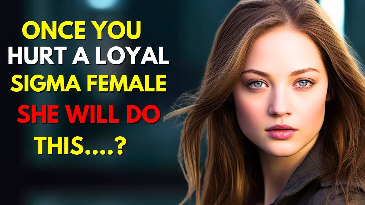 Once You Hurt A Loyal Sigma Females, She will do this .. | Psychological Facts